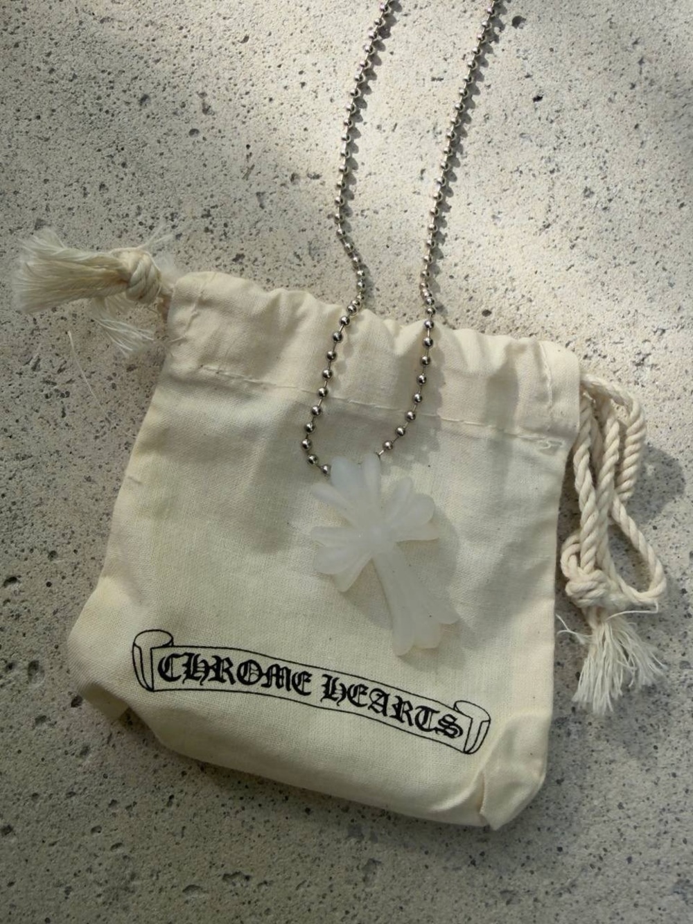 Chrome Hearts Clear Rubber Necklace